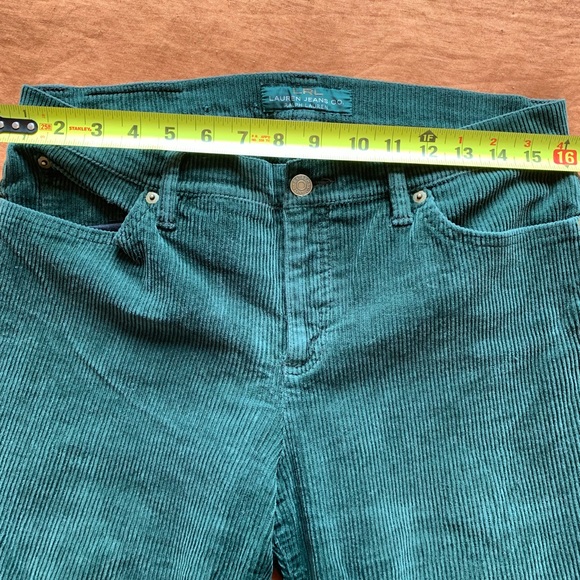 Lauren Ralph Lauren Green Corduroys, Size 10 - Picture 3 of 8
